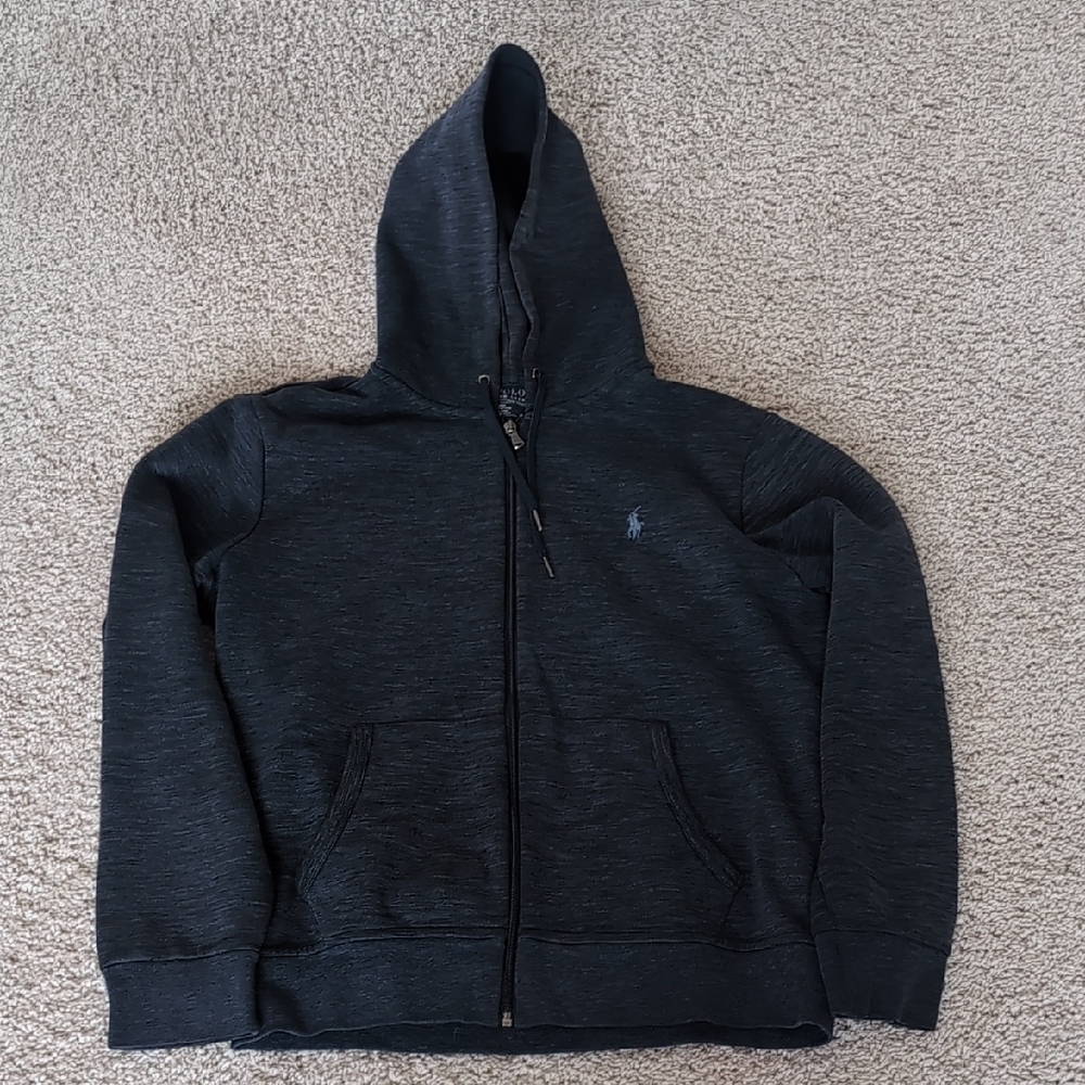 Ralph Lauren Navy Zip-Up Hoodie